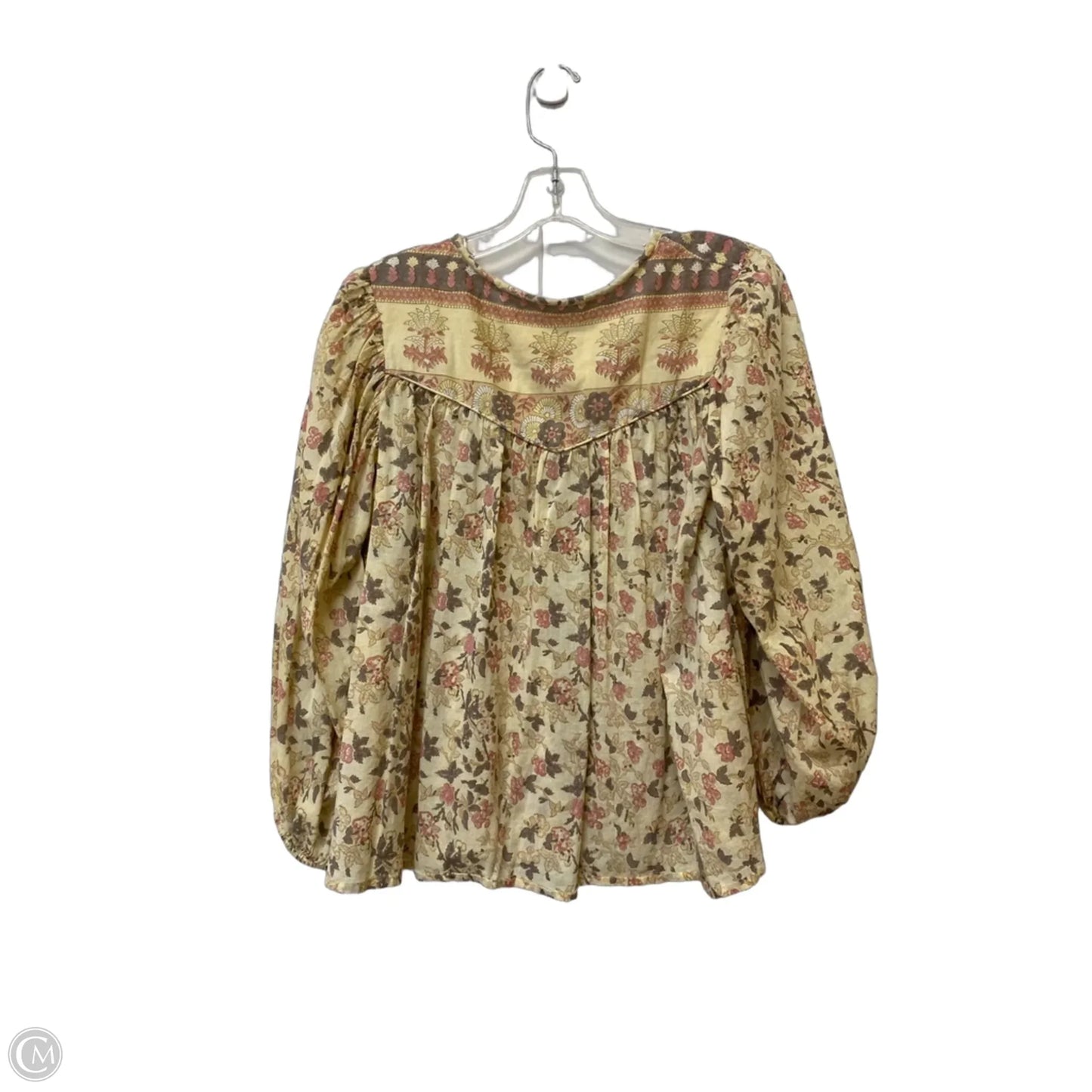 Top Long Sleeve By Clothes Mentor In Floral Print, Size: S