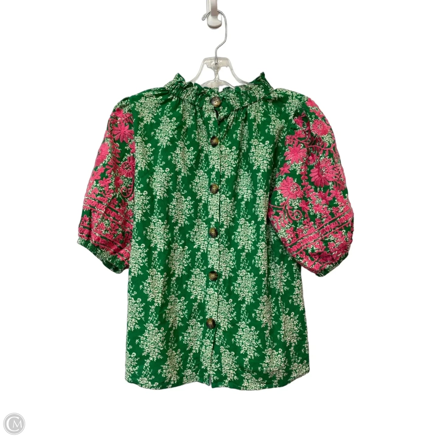 Top Short Sleeve By Clothes Mentor In Green, Size: S