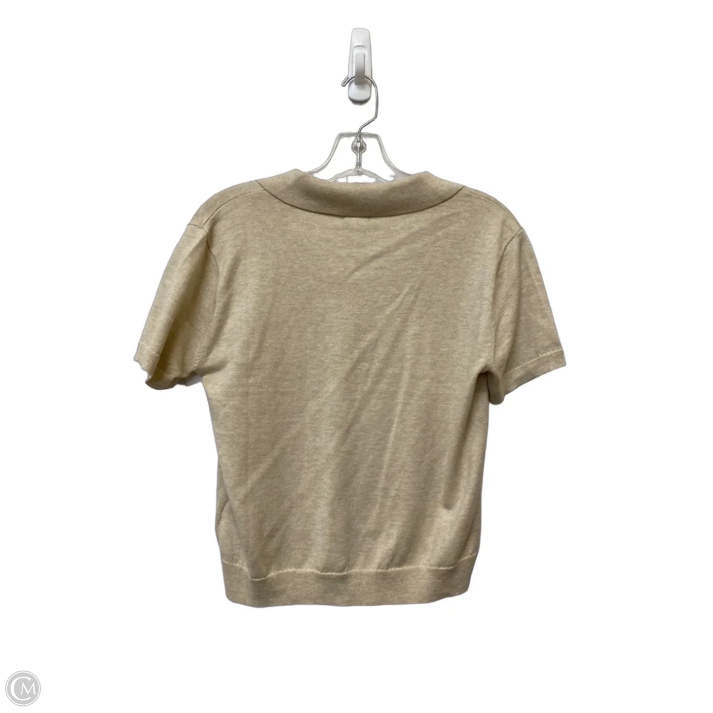 Top Short Sleeve By J. Crew In Tan, Size: Xs