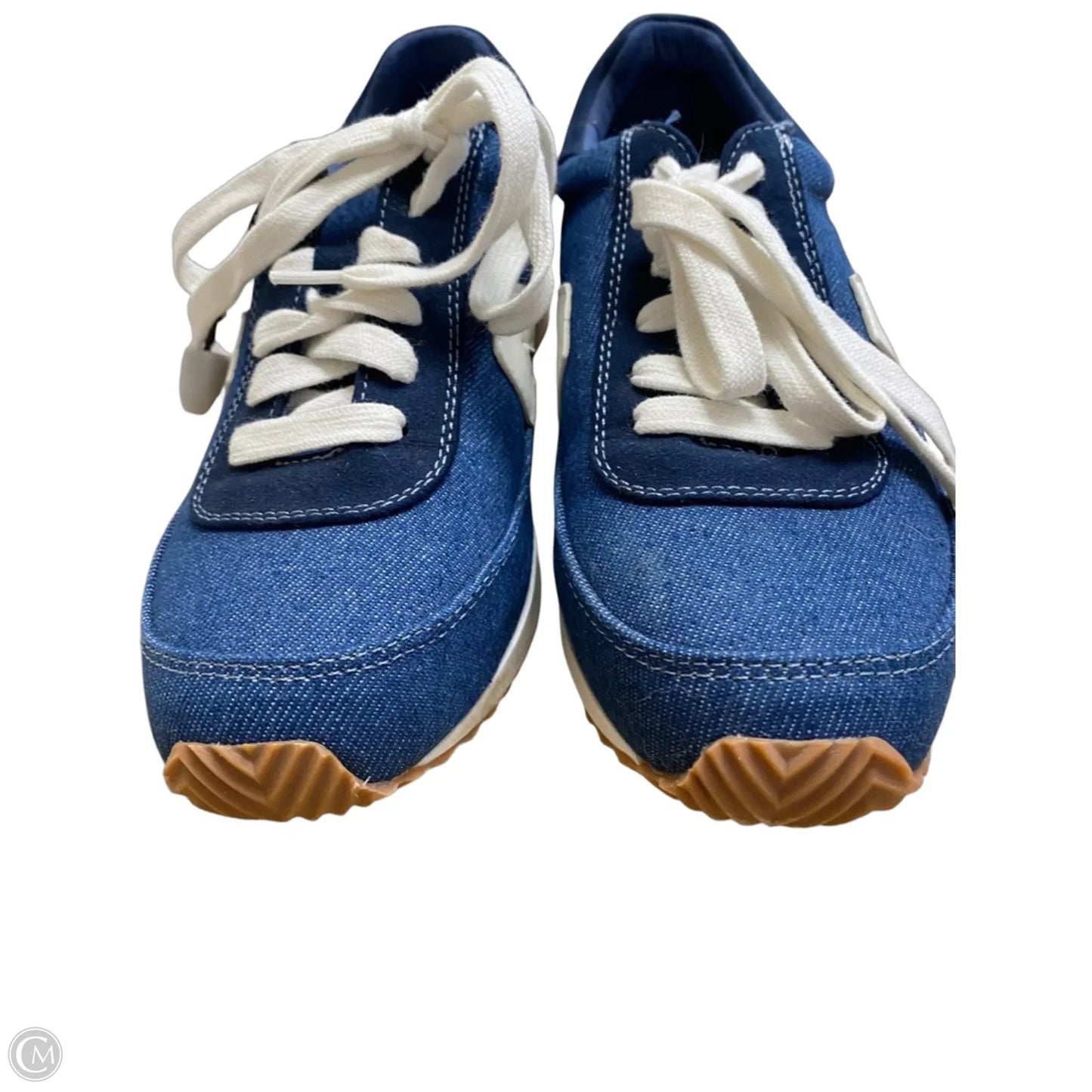 Shoes Sneakers By Loft In Blue, Size: 5