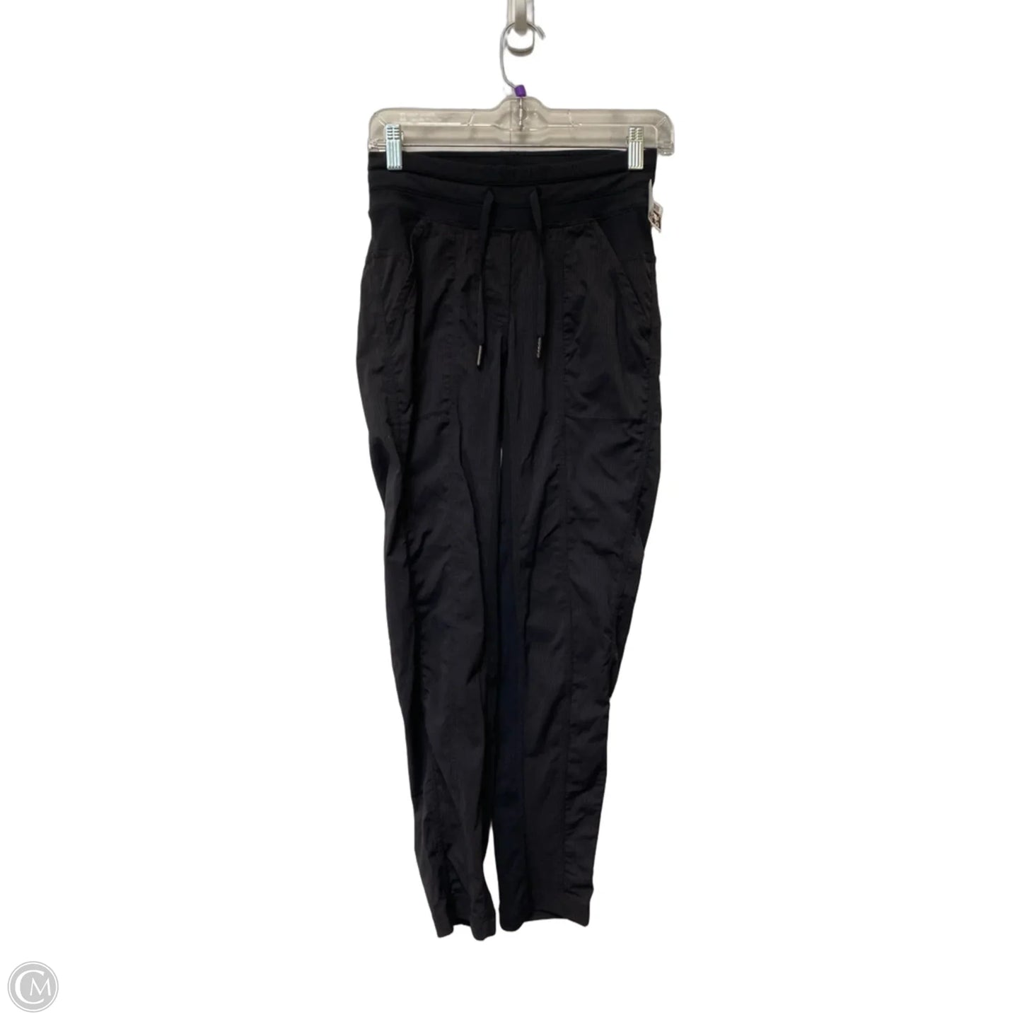 Athletic Pants By Lululemon In Black, Size: Xs