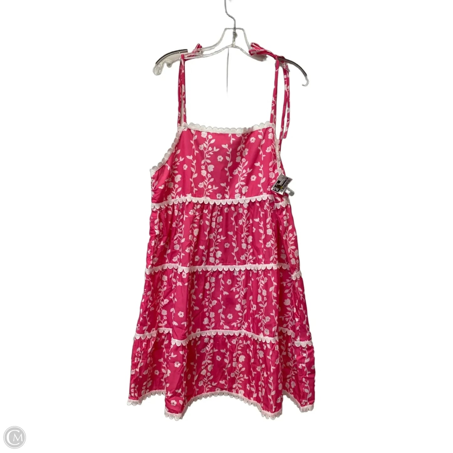 Dress Casual Short By Cme In Pink, Size: Xl