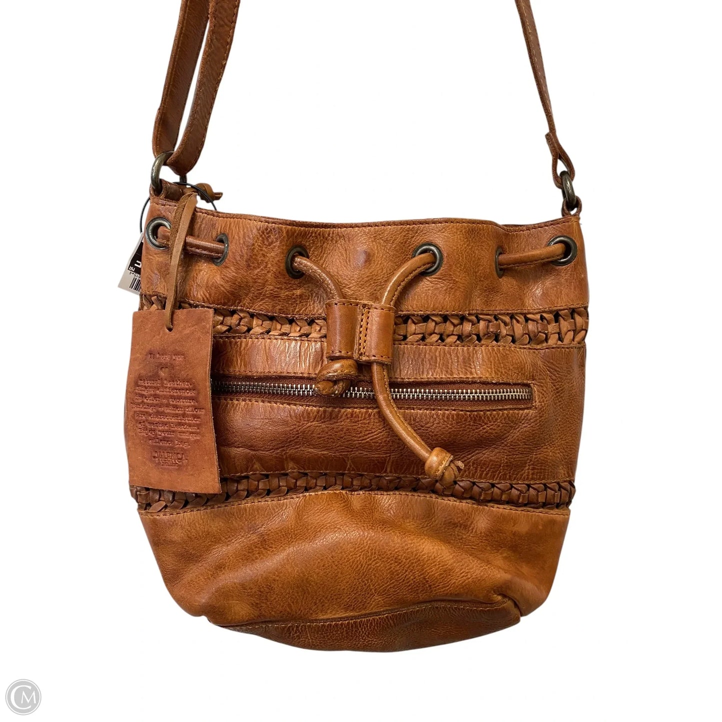 Crossbody Leather By Clothes Mentor, Size: Medium
