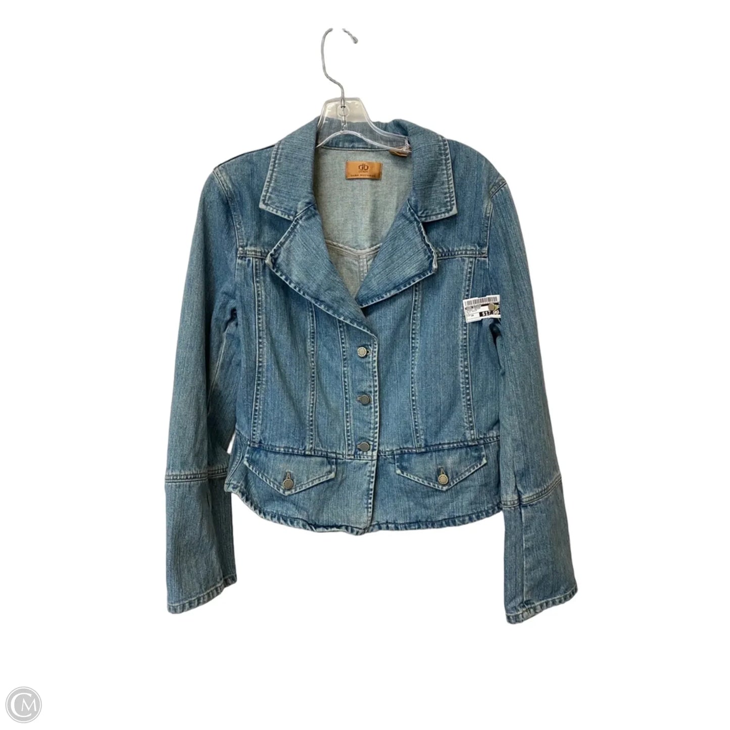 Jacket Denim By Dana Buchman In Blue Denim, Size: 14