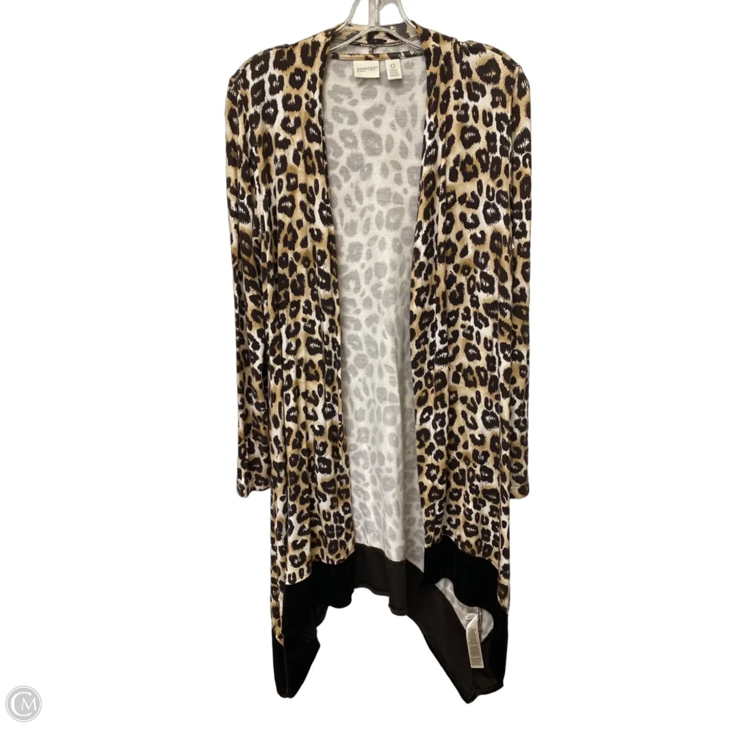 Shawl By Zenergy By Chicos In Animal Print, Size: 0