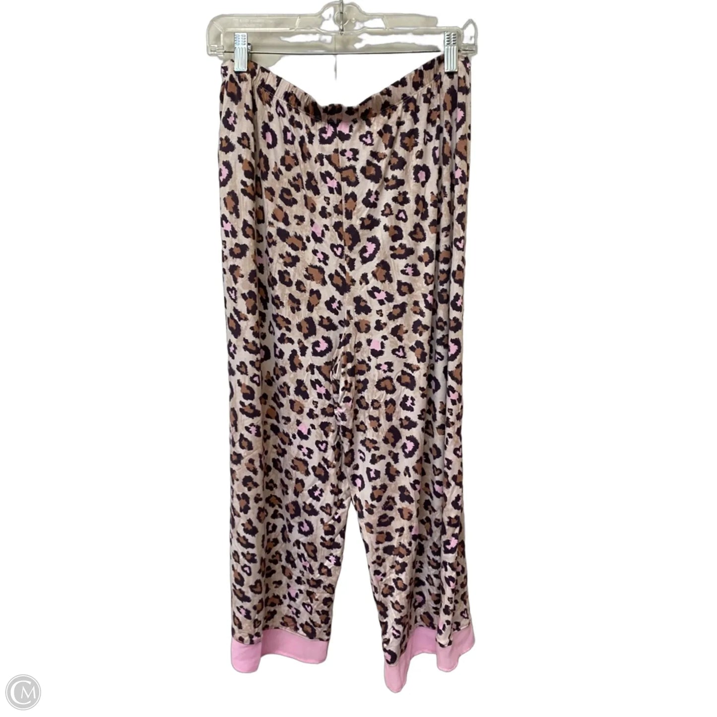 Lounge Set Pants By Ellen Tracy In Animal Print, Size: L
