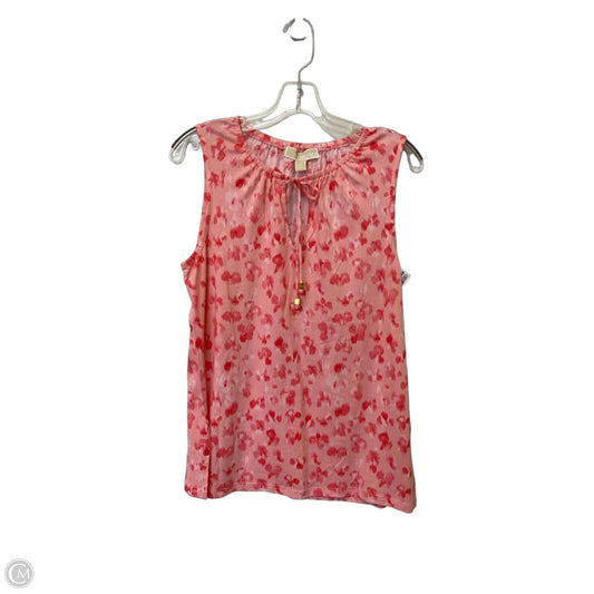 Top Sleeveless By Michael By Michael Kors In Pink, Size: M
