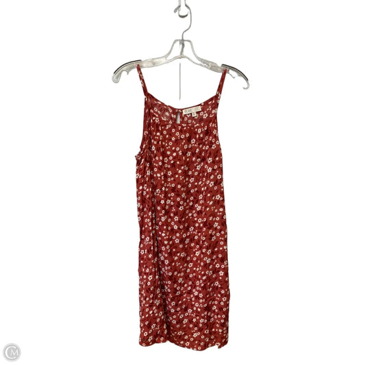 Dress Casual Short By Clothes Mentor In Floral Print, Size: Xl