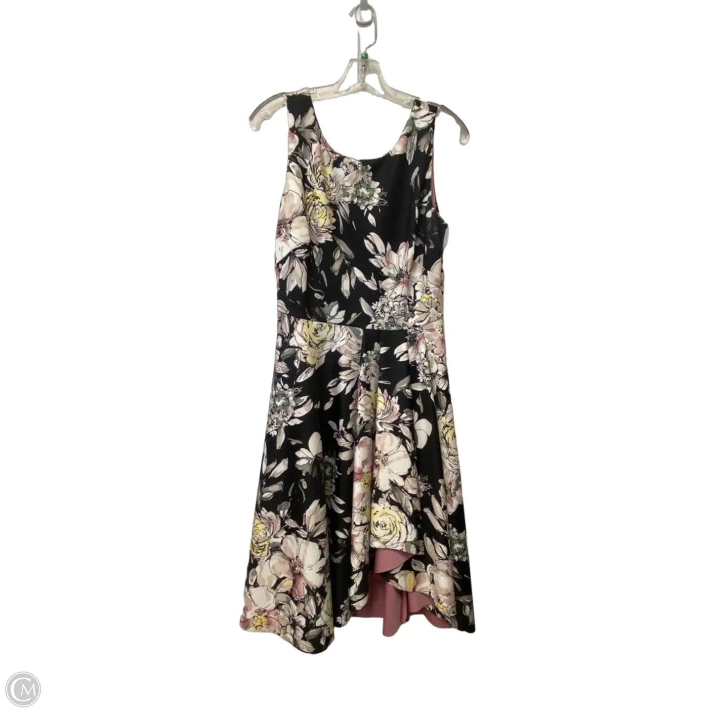 Dress Party Midi By White House Black Market In Floral Print, Size: 6