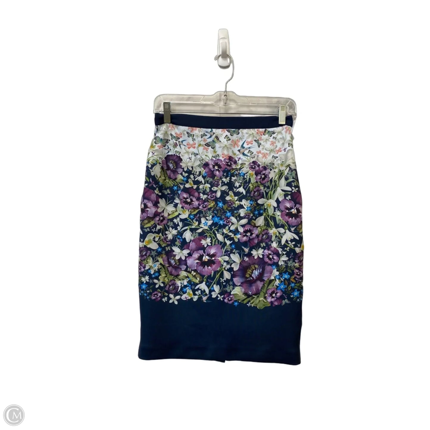 Skirt Midi By Ted Baker In Floral Print, Size: S