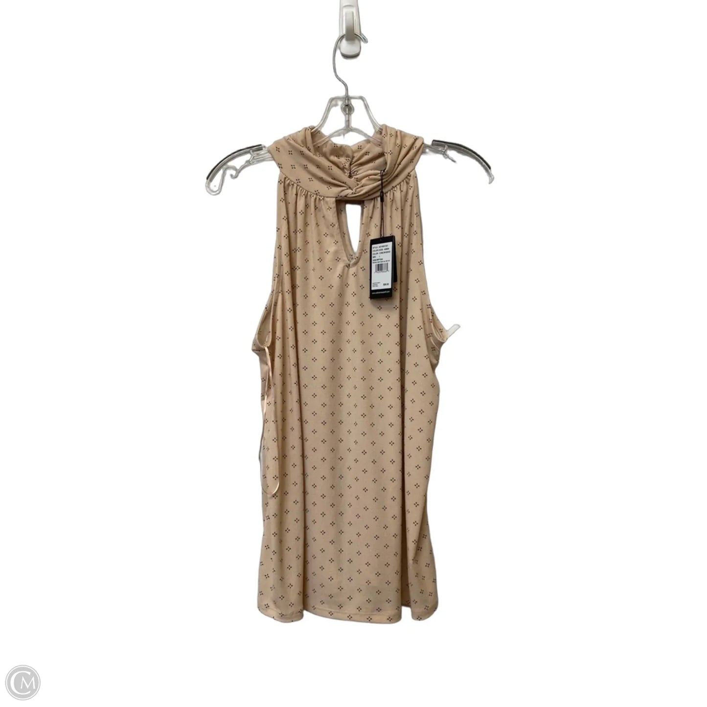 Top Sleeveless By Adrianna Papell In Pink, Size: L