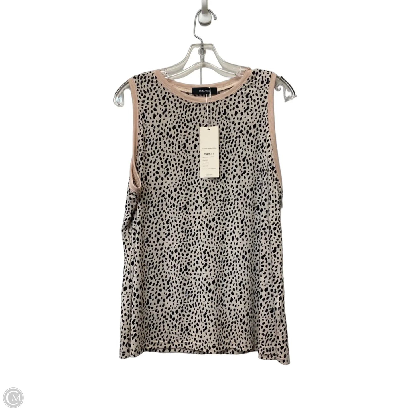 Top Sleeveless Basic By Dokotoo In Animal Print, Size: Xl