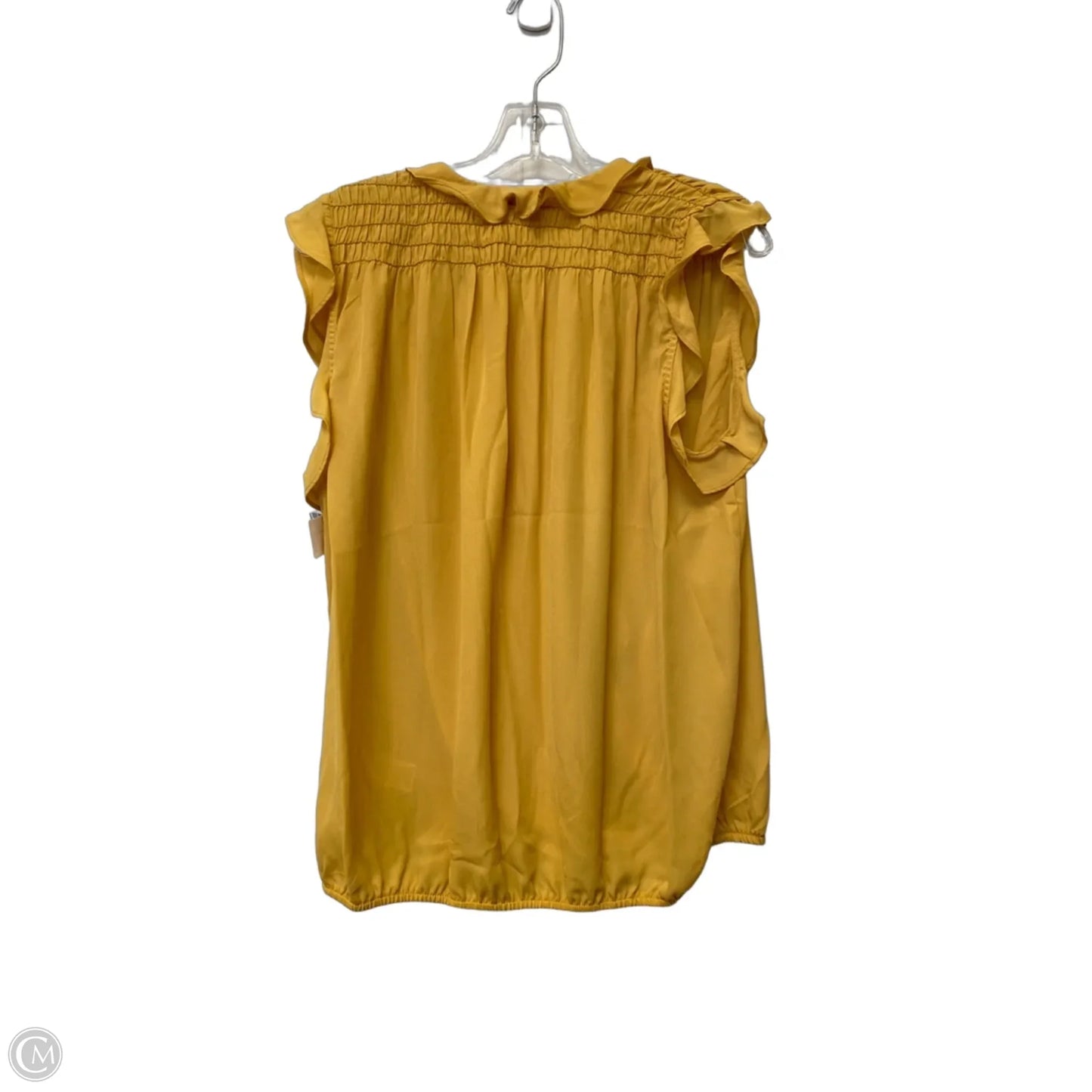 Top Sleeveless By Max Studio In Yellow, Size: Xl