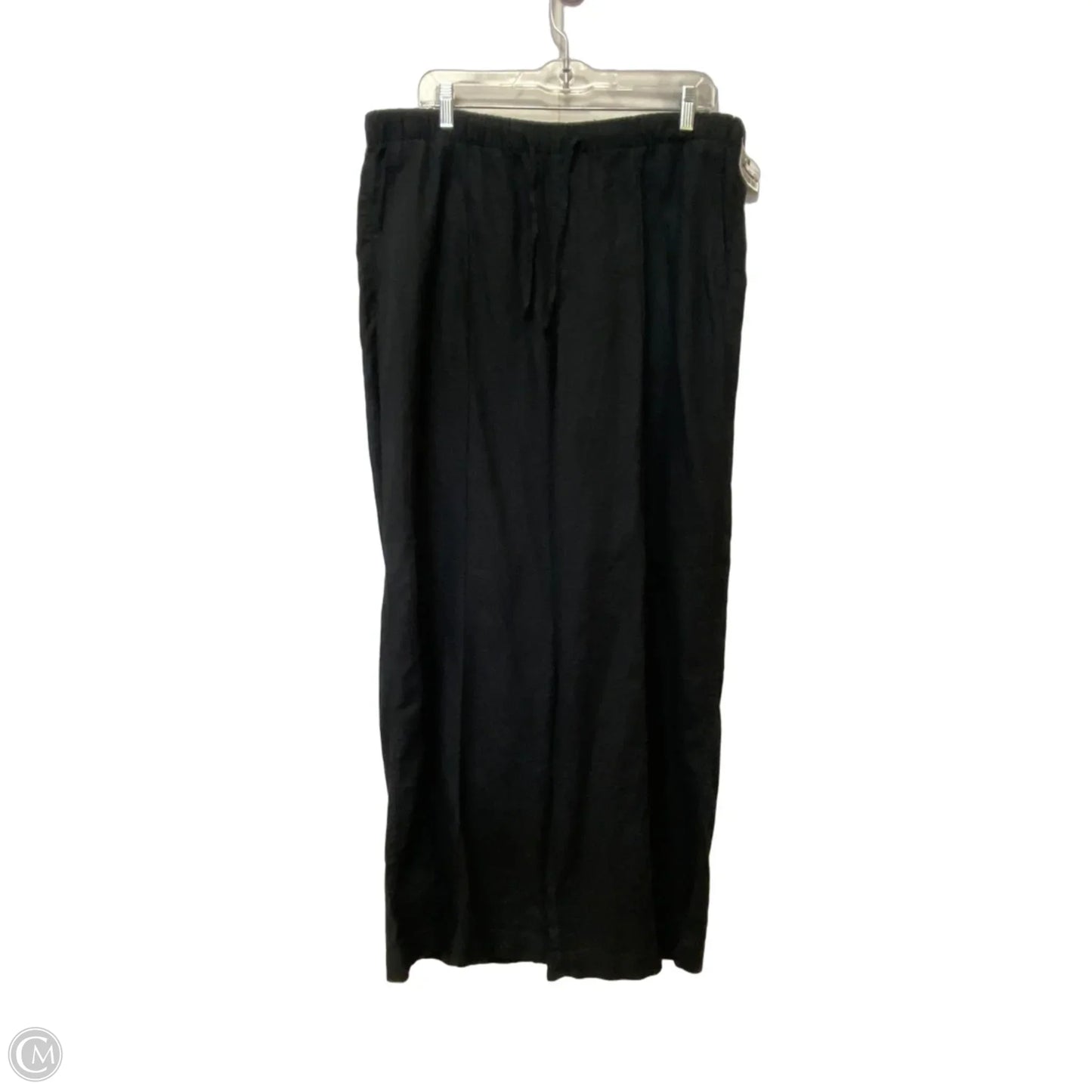 Pants Linen By Gap In Black, Size: L
