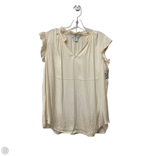 Top Sleeveless By Cupcakes And Cashmere In Cream, Size: Xl