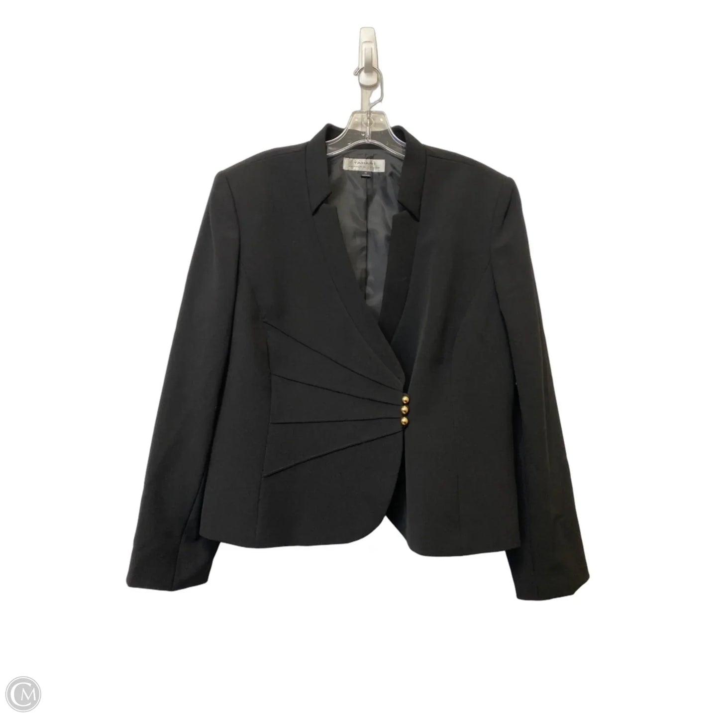 Blazer By Tahari By Arthur Levine In Black, Size: 18