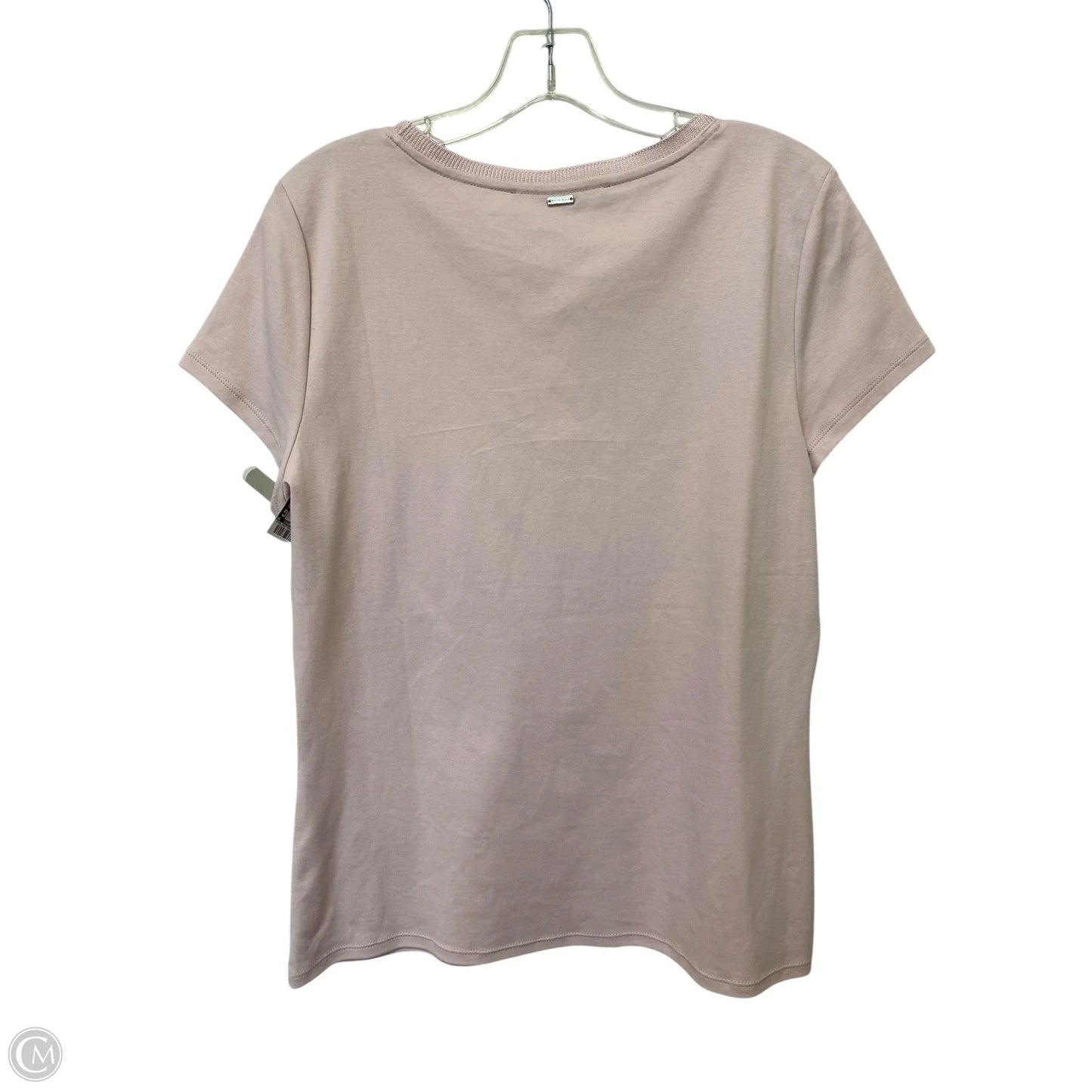 Top Short Sleeve By White House Black Market In Pink, Size: L