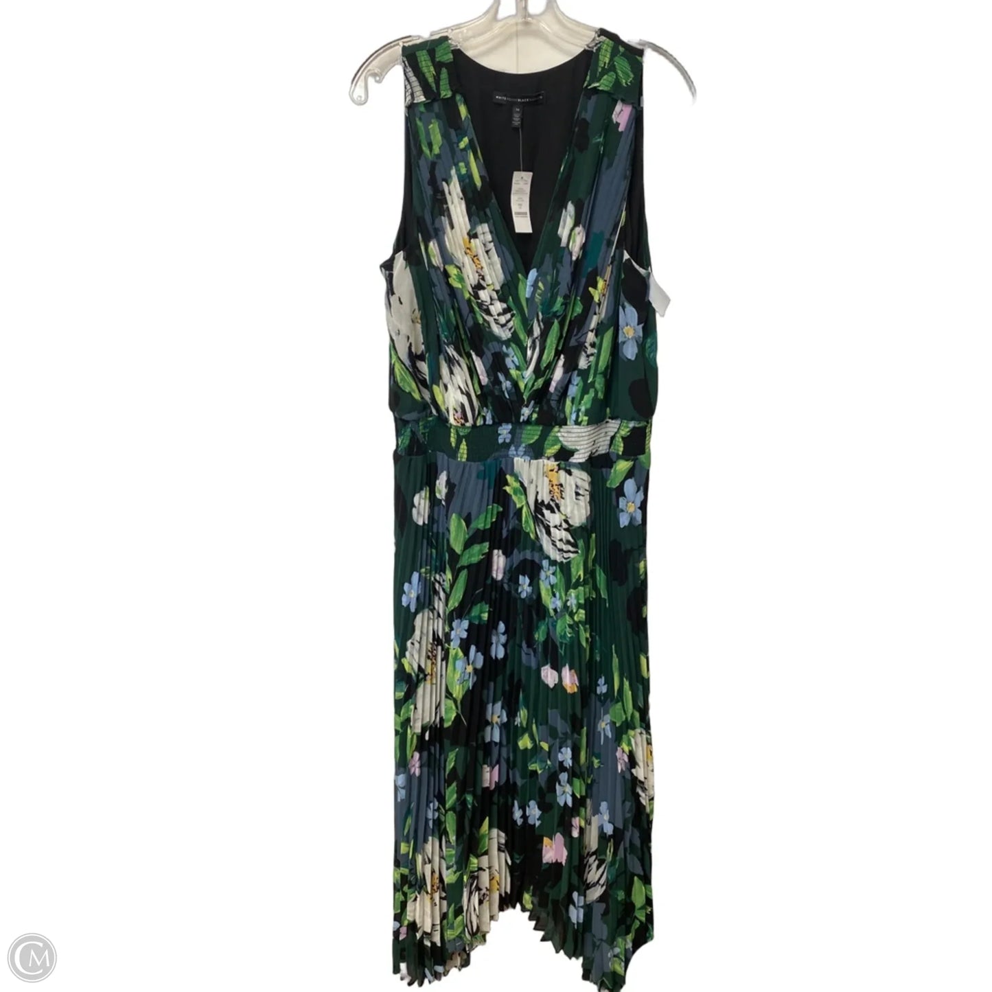 Dress Casual Maxi By White House Black Market In Floral Print, Size: 14