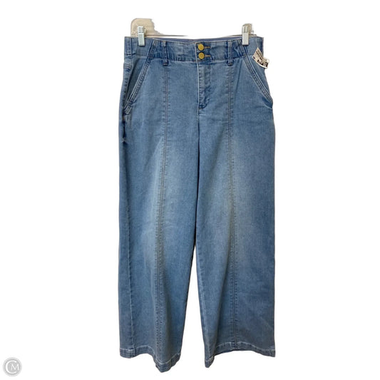Jeans Wide Leg By Wit & Wisdom In Blue Denim, Size: 6