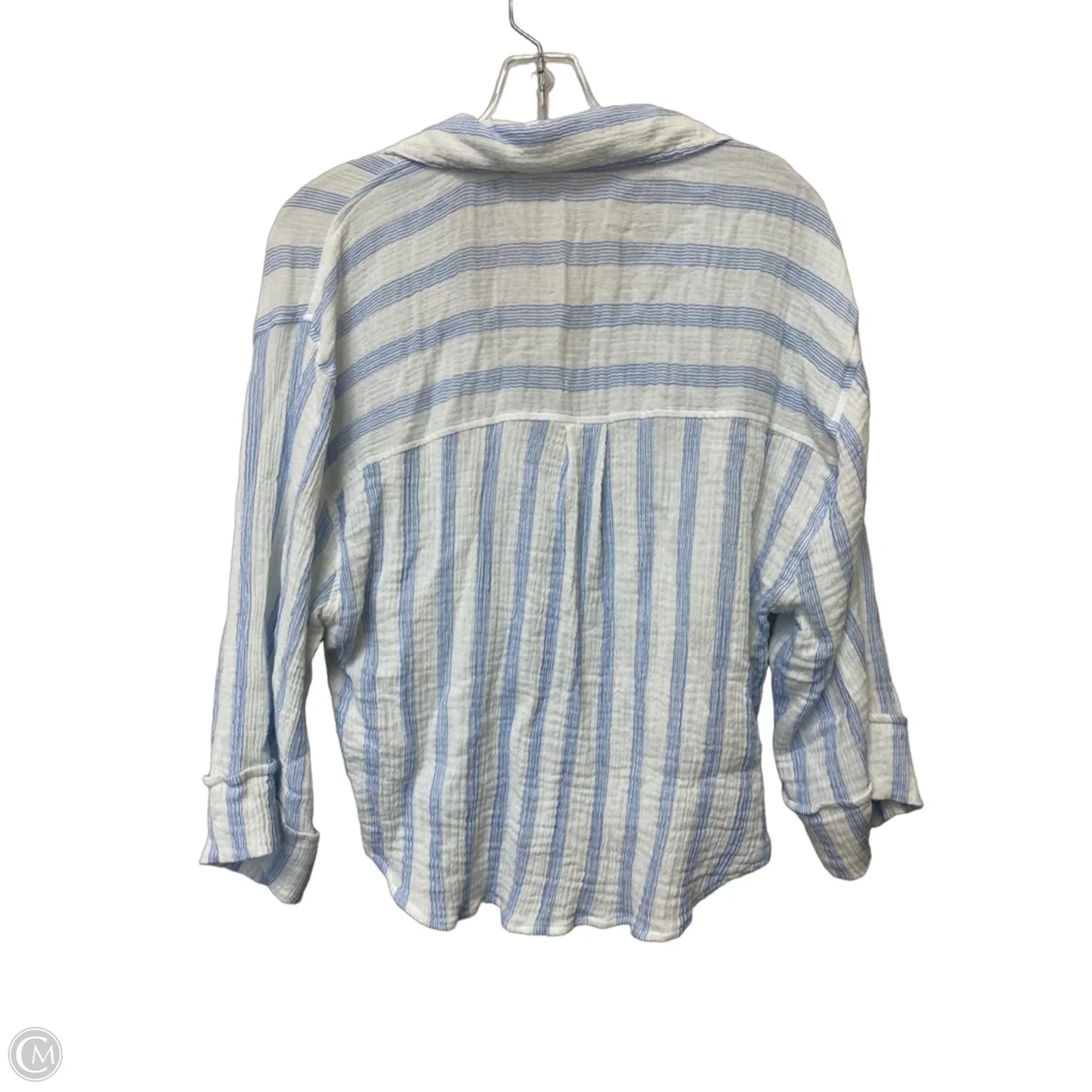 Top Long Sleeve By Z Supply In Striped Pattern, Size: L