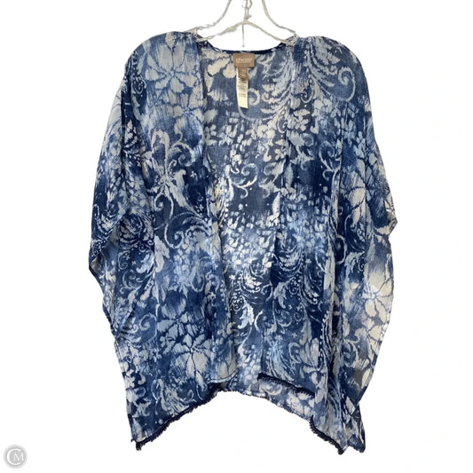 Shawl By Chicos In Blue, Size: L