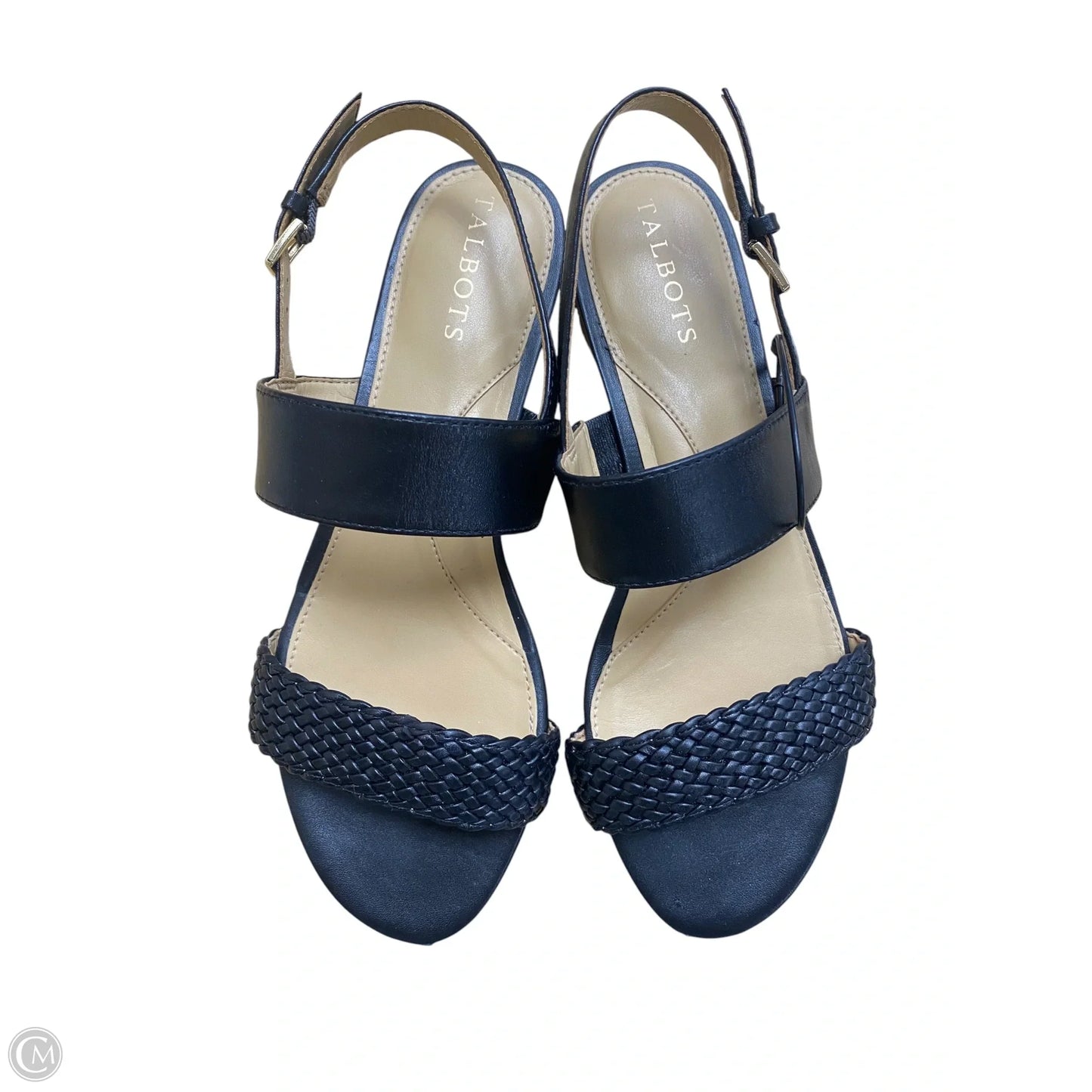 Sandals Flats By Talbots In Black, Size: 6.5