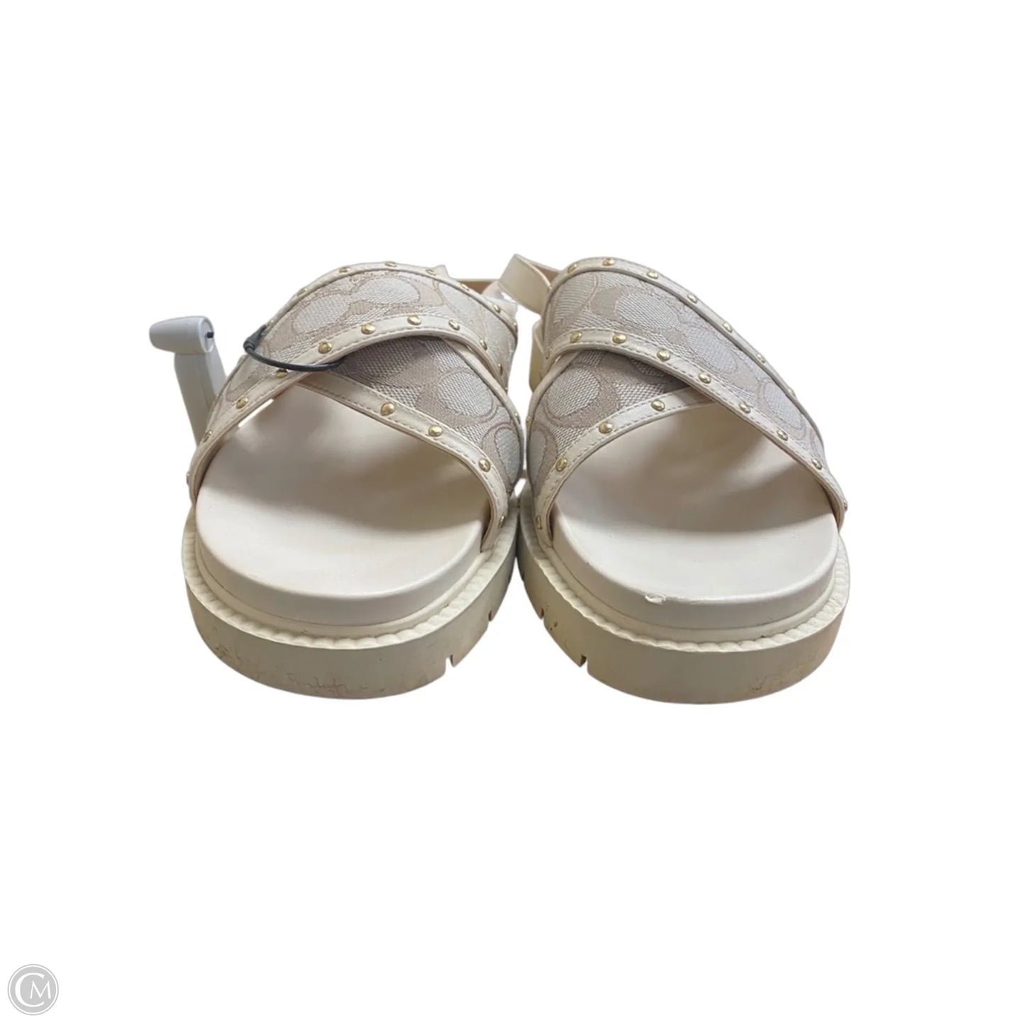 Shoes Designer By Coach In Cream, Size: 9.5
