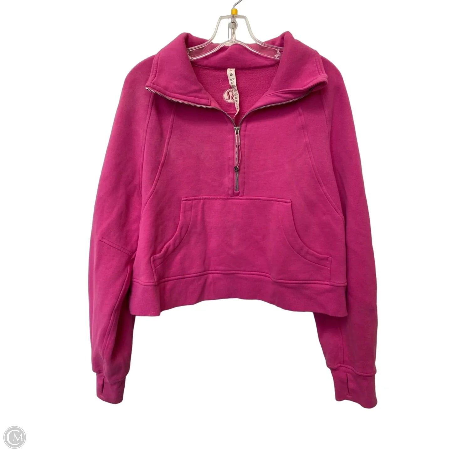 Athletic Jacket By Lululemon In Pink, Size: M
