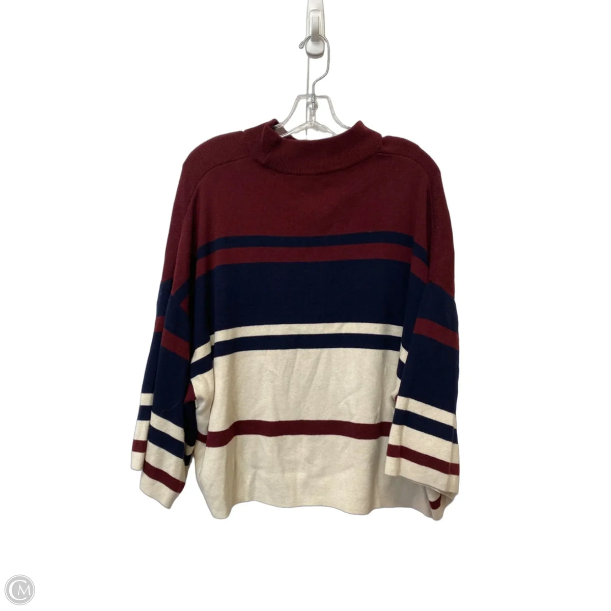 Sweater By Loft In Striped Pattern, Size: Xl