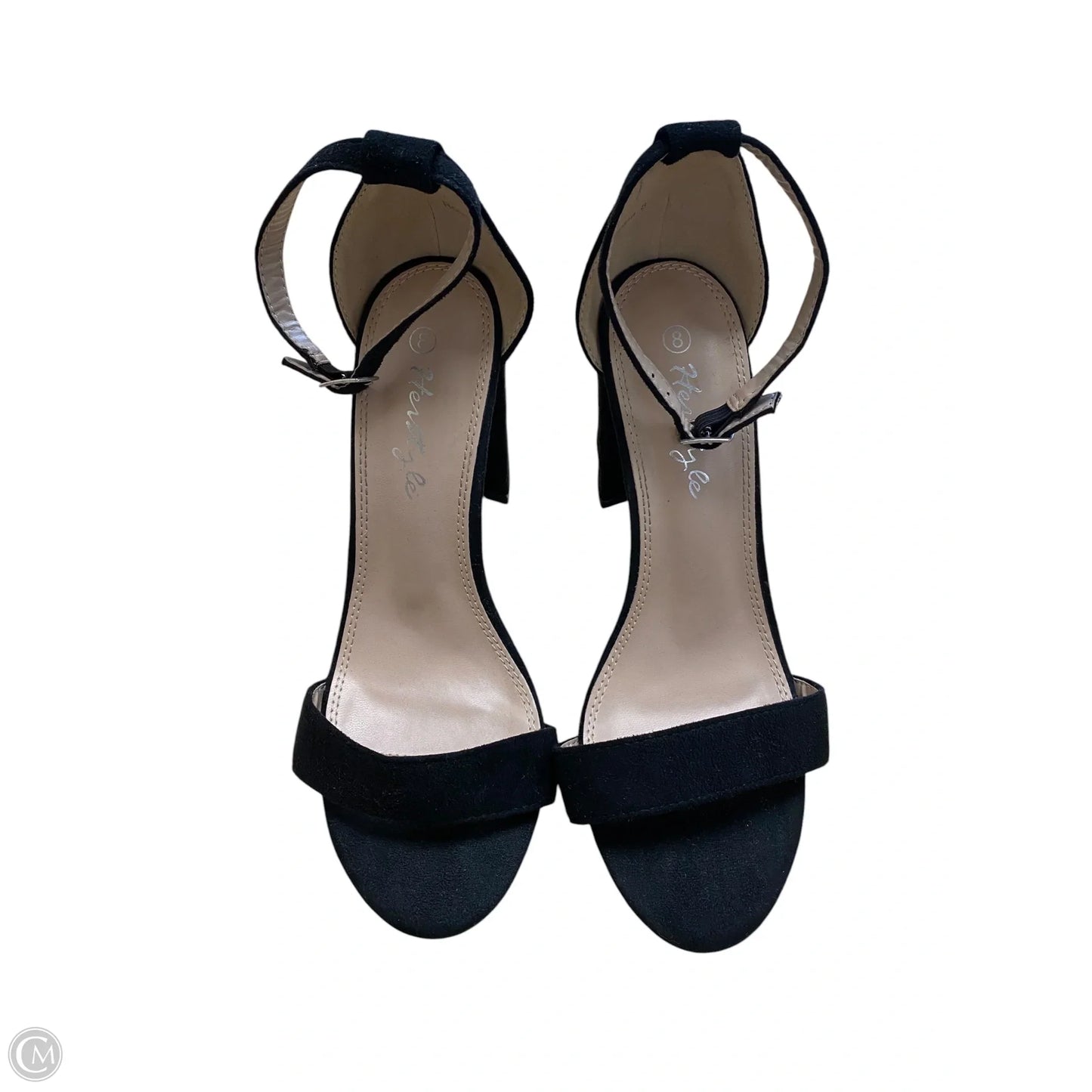 Boots Ankle Heels By Mia In Black, Size: 8