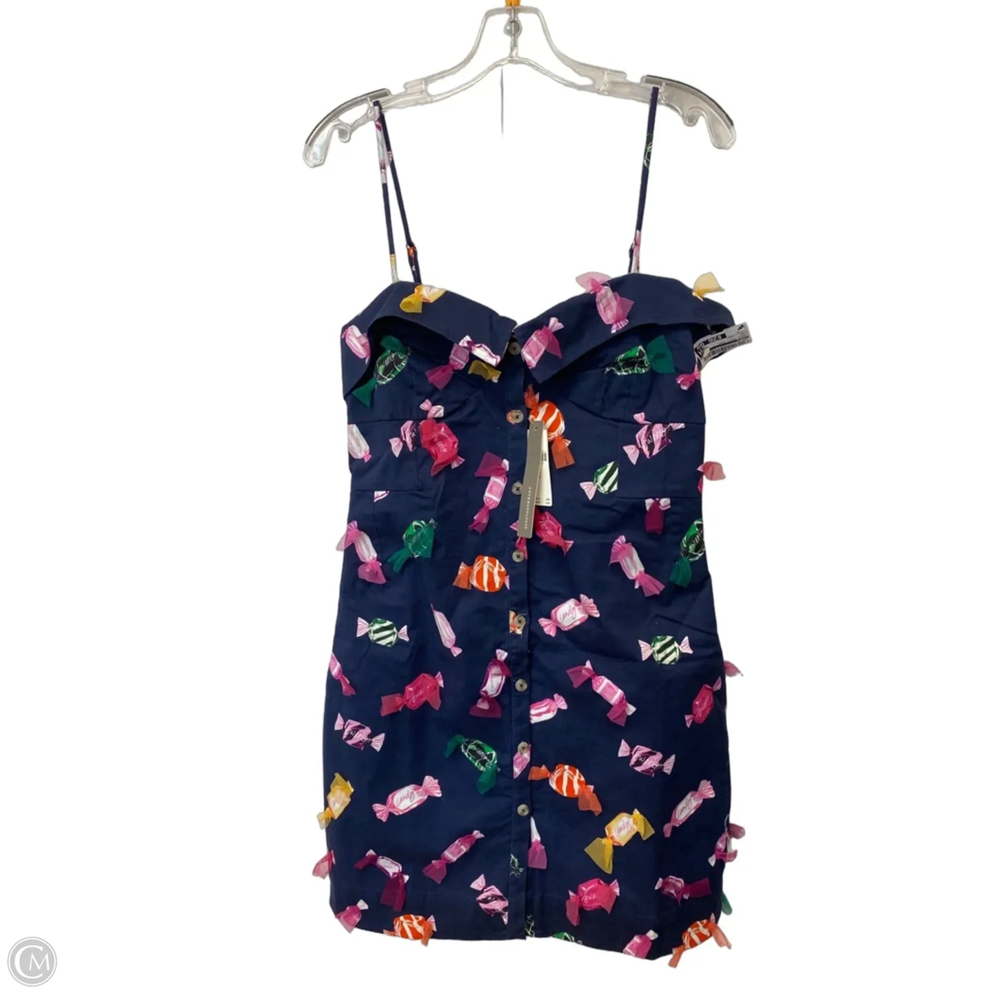 Dress Party Midi By Maeve In Navy, Size: 8