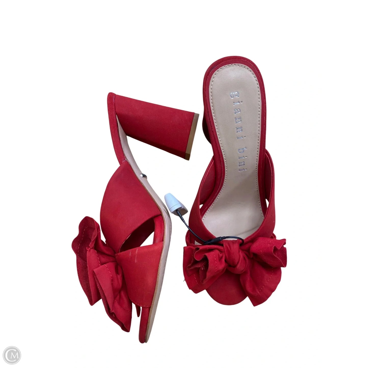 Shoes Heels Block By Gianni Bini In Red, Size: 9