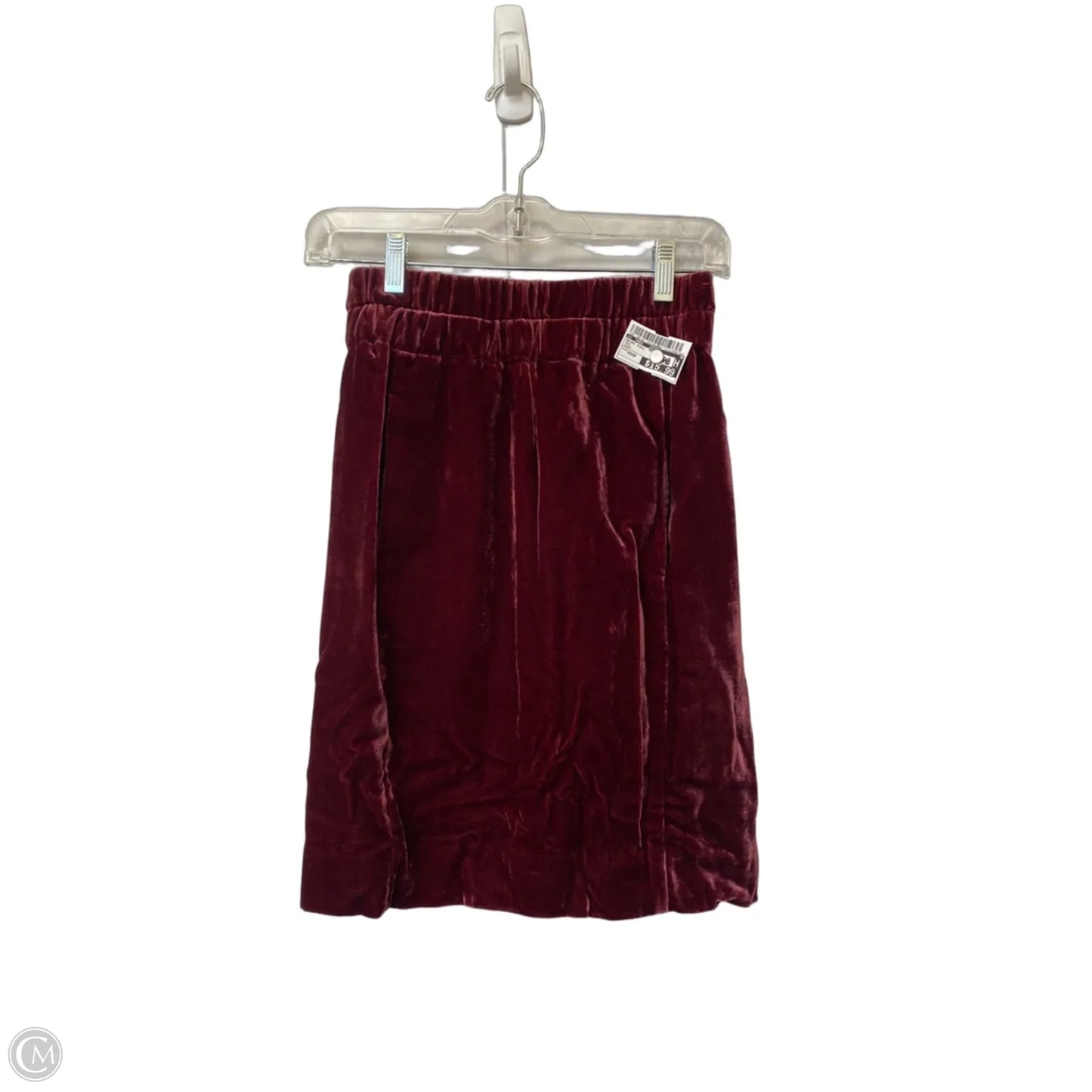 Skirt Midi By J. Crew In Red, Size: Xxsp