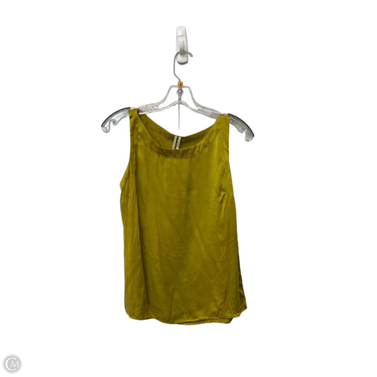 Top Sleeveless By Anthropologie In Chartreuse, Size: S