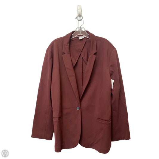 Blazer By Old Navy In Maroon, Size: Xxl