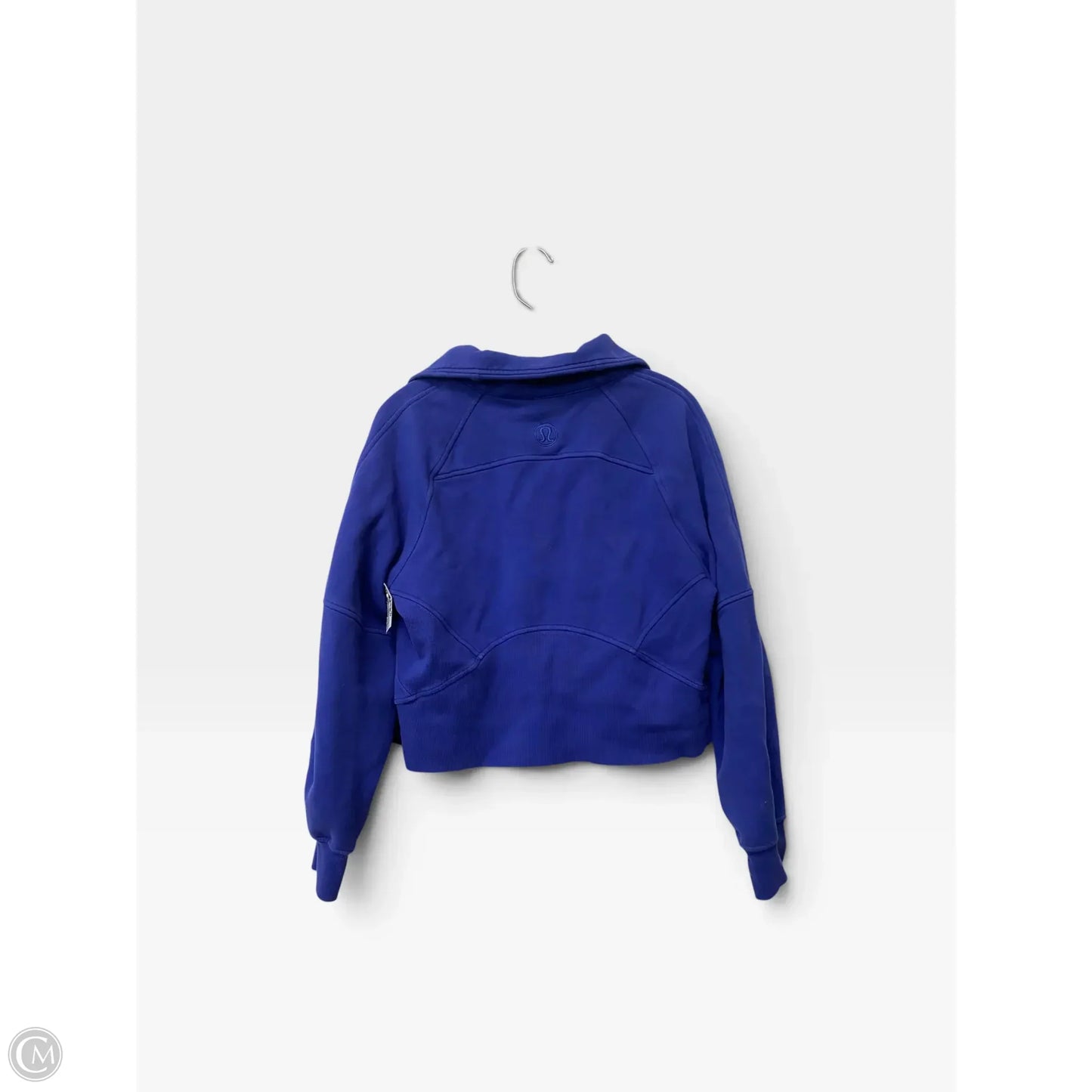 Athletic Jacket By Lululemon In Blue, Size: S