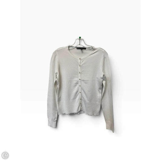 Cardigan By White House Black Market In White, Size: Xs