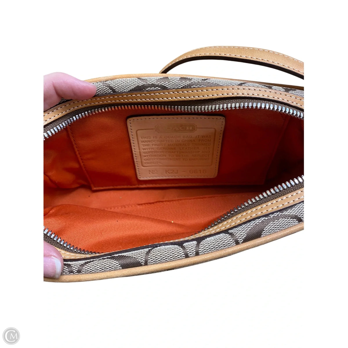 Crossbody Designer By Coach, Size: Small