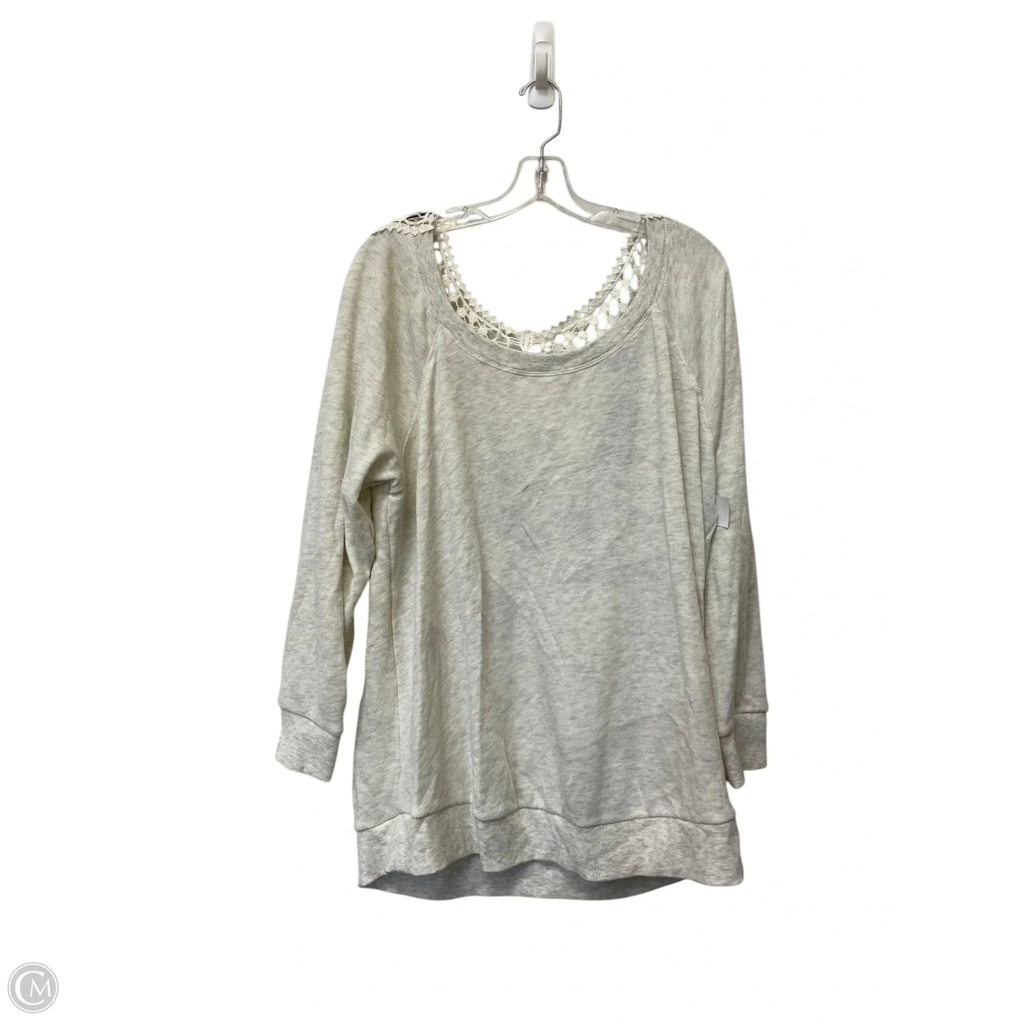 Top Long Sleeve By Torrid In Cream, Size: 2x
