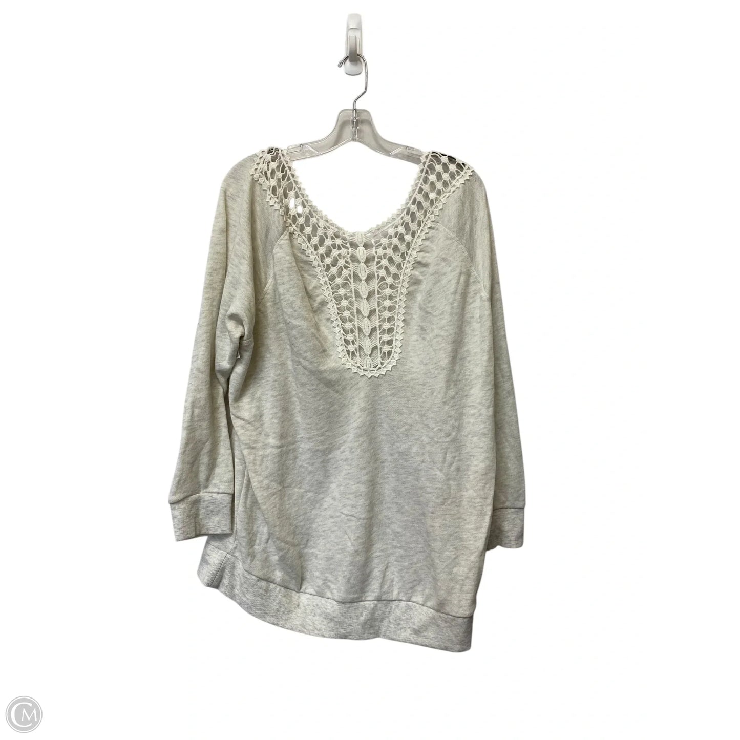 Top Long Sleeve By Torrid In Cream, Size: 2x
