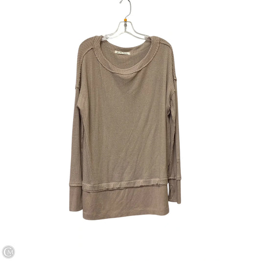 Top Long Sleeve By We The Free In Beige, Size: S