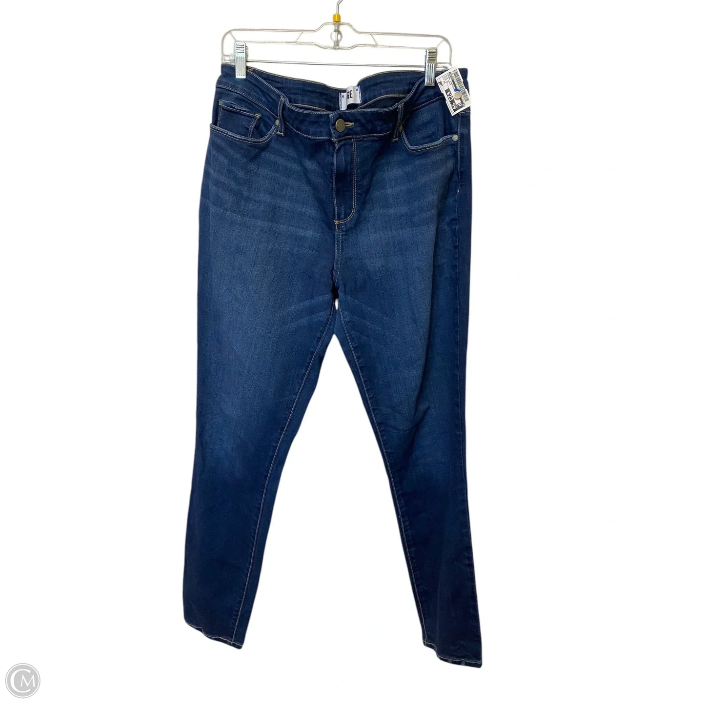 Jeans Straight By Paige In Blue Denim, Size: 18