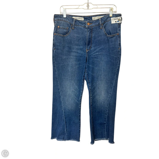 Jeans Flared By Pilcro In Blue Denim, Size: 12p
