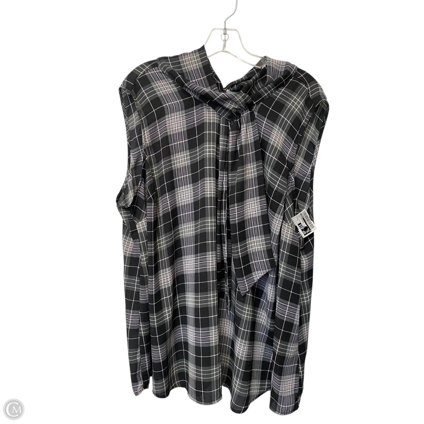 Top Sleeveless By Torrid In Grey, Size: 1x