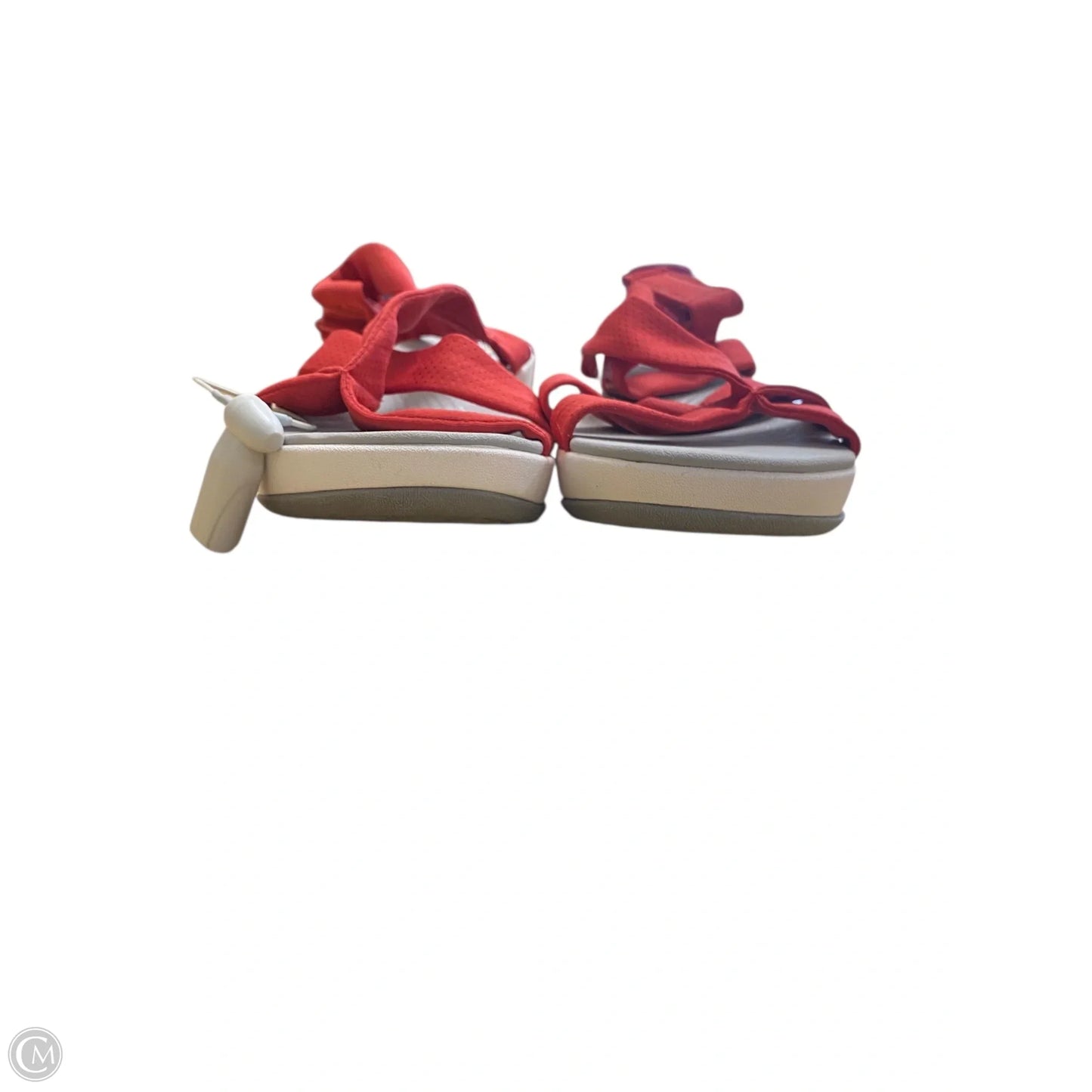 Sandals Flats By Clarks In Red, Size: 8.5