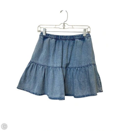 Skirt Mini & Short By American Eagle In Blue, Size: Xs