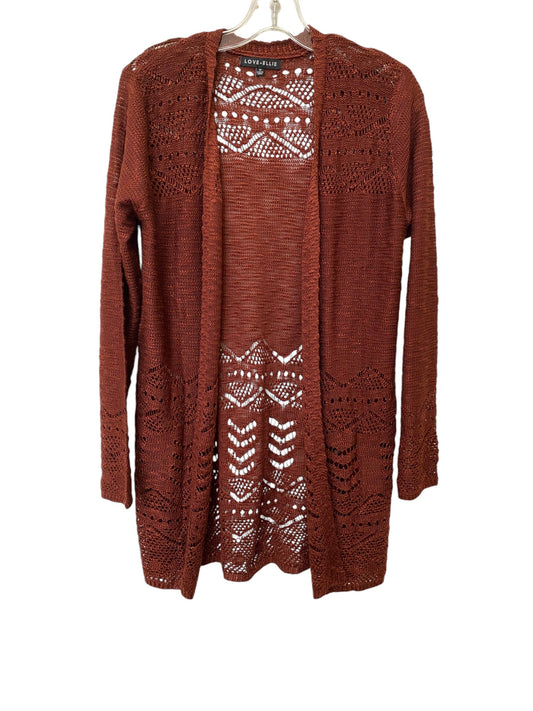 Cardigan By Clothes Mentor In Red, Size: M