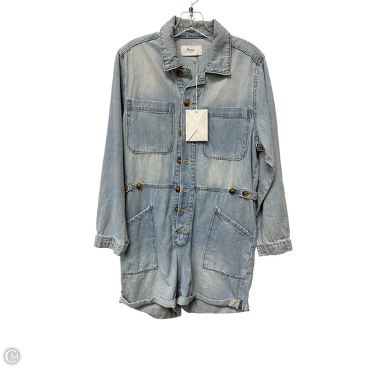 Romper By Kancan In Blue Denim, Size: M