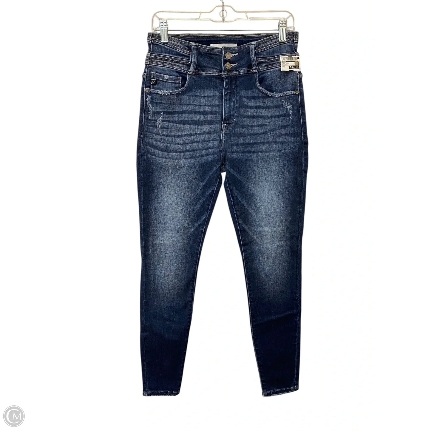 Jeans Skinny By Kancan In Blue Denim, Size: 0