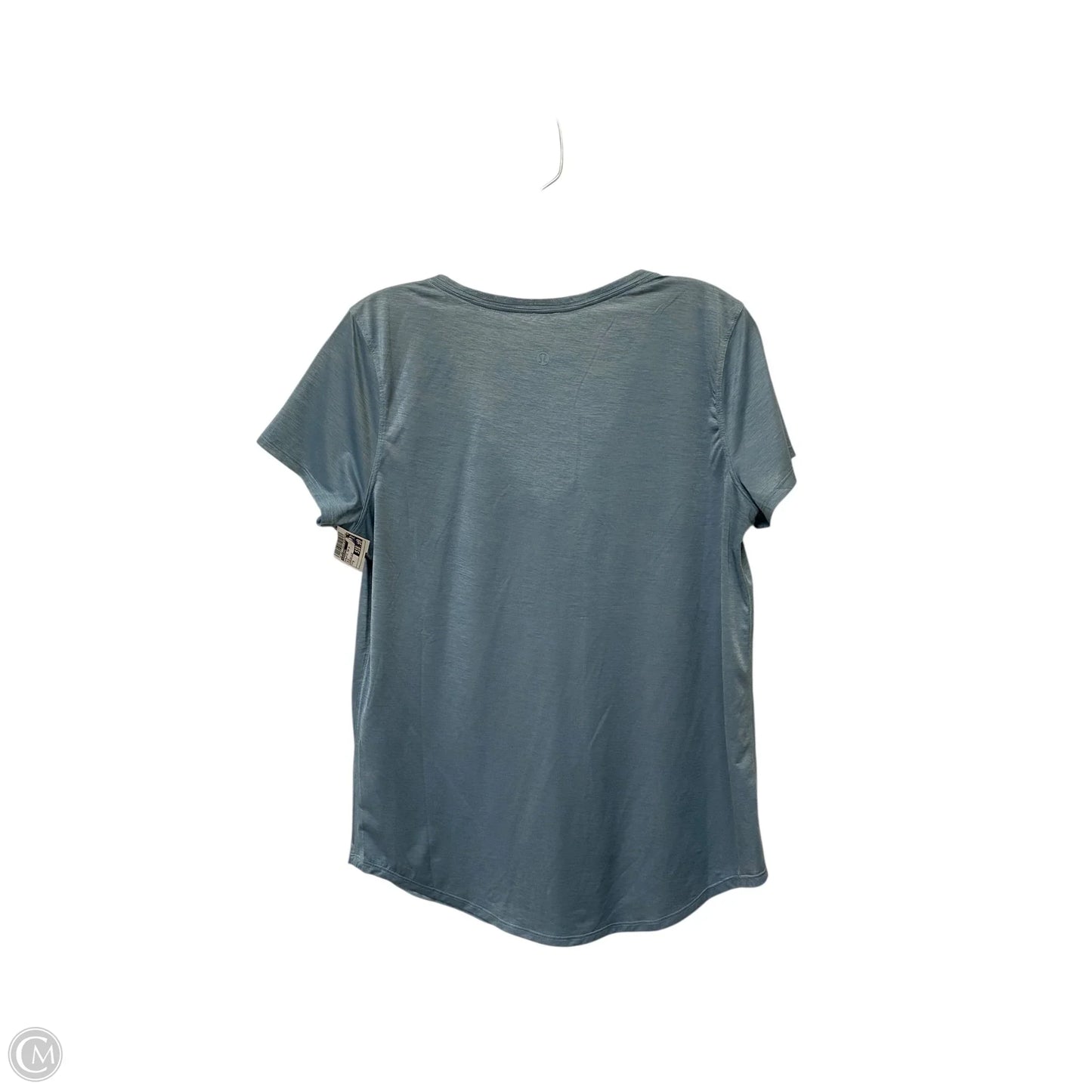 Athletic Top Short Sleeve By Lululemon In Blue, Size: M